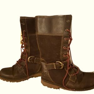 Timberlands girls brown boots